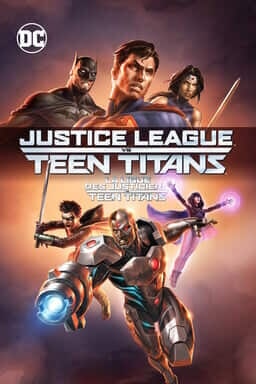Justice League vs. Teen Titans - Key Art
