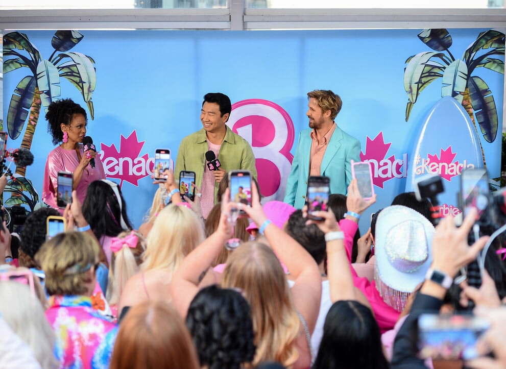 Ryan Gosling and Simu Liu Kick Off the Kenadian Long Weekend with World Exclusive Barbie Event